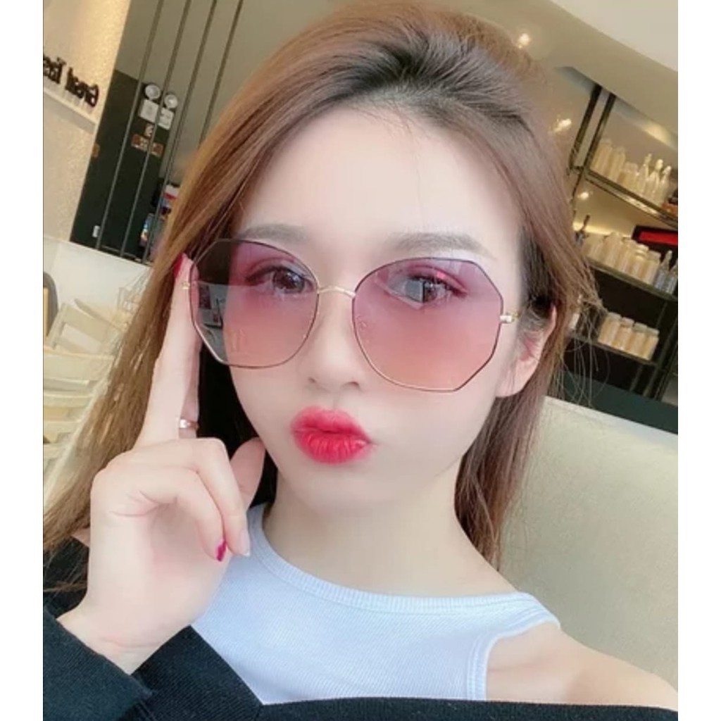 ♥TMALL88♥ Kacamata Fashion Wanita Kaca Transparant / Kaca Mata Wanita Kekinian / Kacamata km112