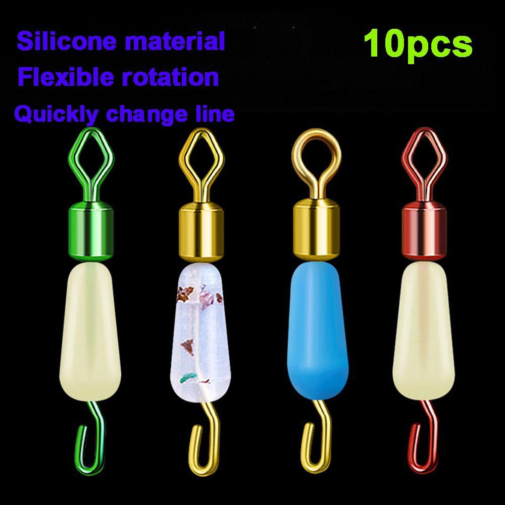 Alat Pelampung Pancing Agustina Alat Pelampung Link Cepat Silicone Fishing Gear Rotating Copper Head Connector