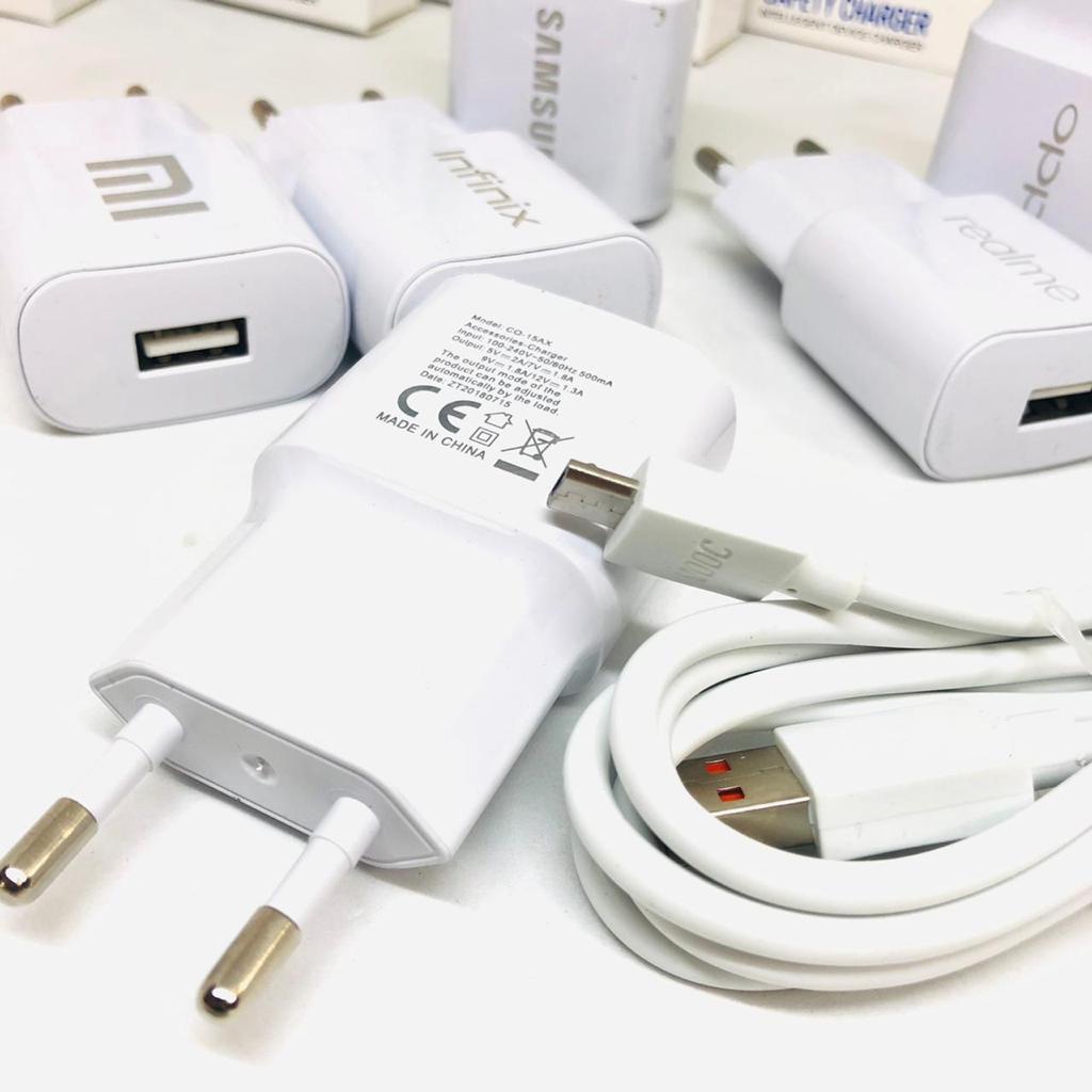 Charger Infinix XCU52/XCU32 Output 2A Micro USB for Smart 4 5 Hot 9 Play 10 Note 7 S3 S4 S5 Pro 3X Xcu32/XCU52 sedia type samsung oppo vivo realme xiaomi