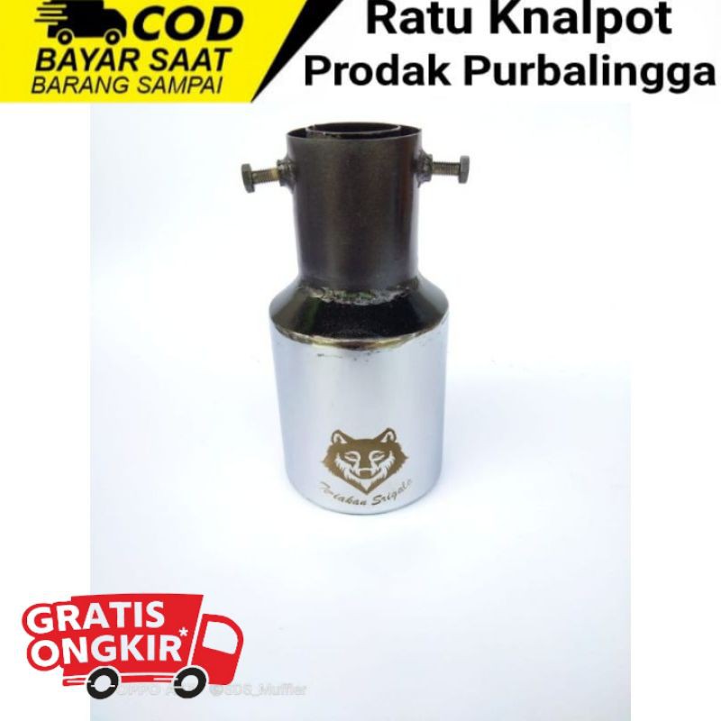 knalpot srigala,pemasangan tinggal baut