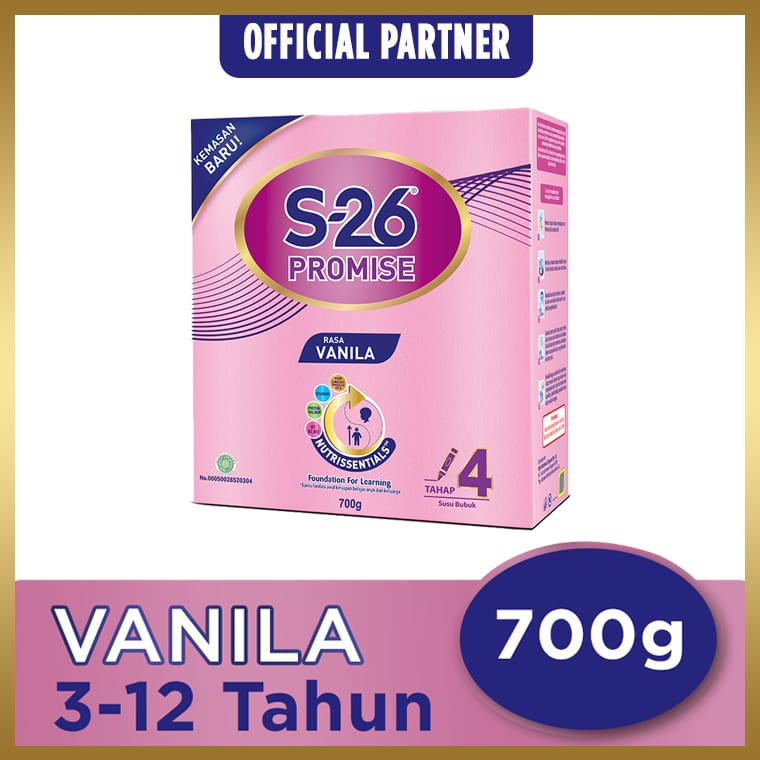 S-26 Promise Tahap 4 700gr Vanila