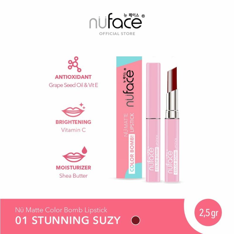 Nu Face Lipstik matte / ColorBomb