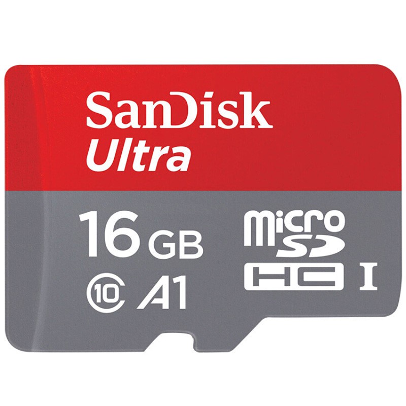 Memory Card | Micro SD 16GB SanDisk Ultra A1 up to 98Mbps Class 10 - Garansi Resmi 10 Tahun