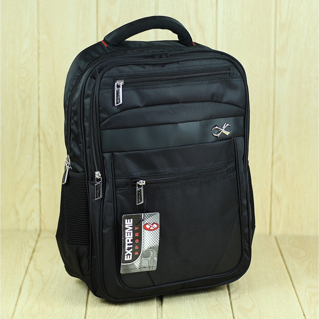 Tas Ransel Pria Extreme Hitam Polo Bagus Keren Elegant