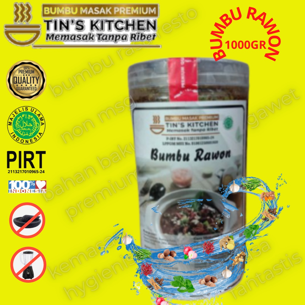 

Bumbu Instan Rawon 1000GR Tins Kitchen