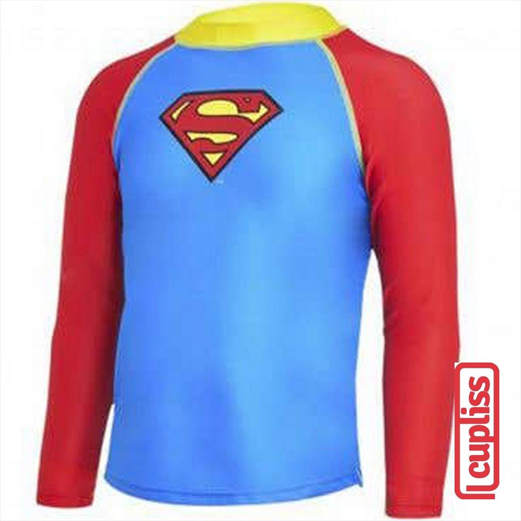 Zoggs Long Sleeve Top Superman Baju Renang XAU172