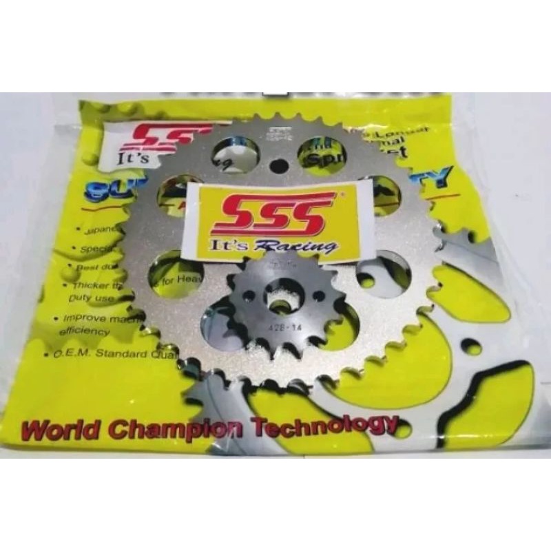 GIR GEAR SSS SET DEPAN BELAKANG 428 CBR CB150R
