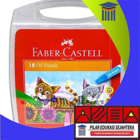 

CRAYON OIL PASTEL FABER CASTELL 18 WARNA MURAH