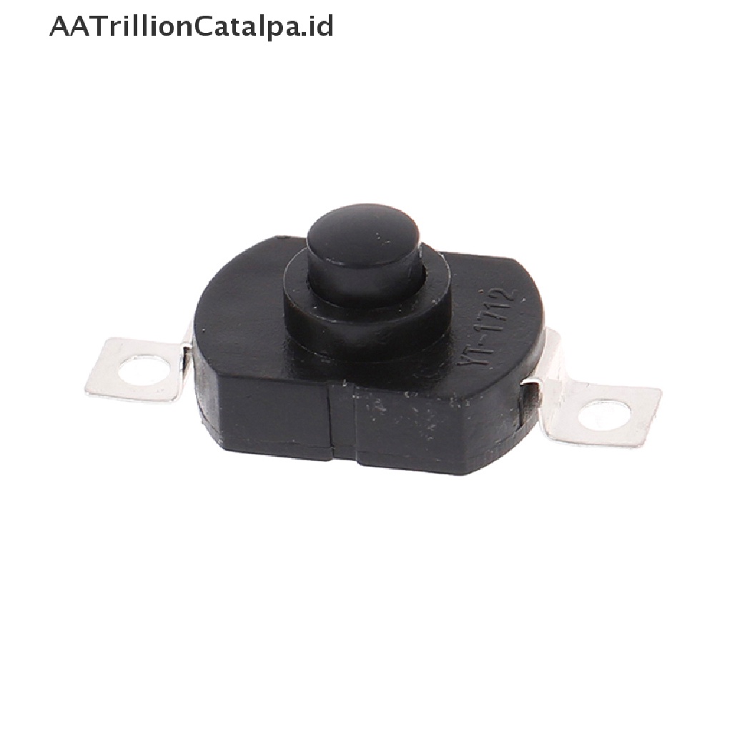 Aatrillioncatalpa 1712KD Tombol Saklar Lampu Senter Bentuk Elips 17x12 X 9.5mm