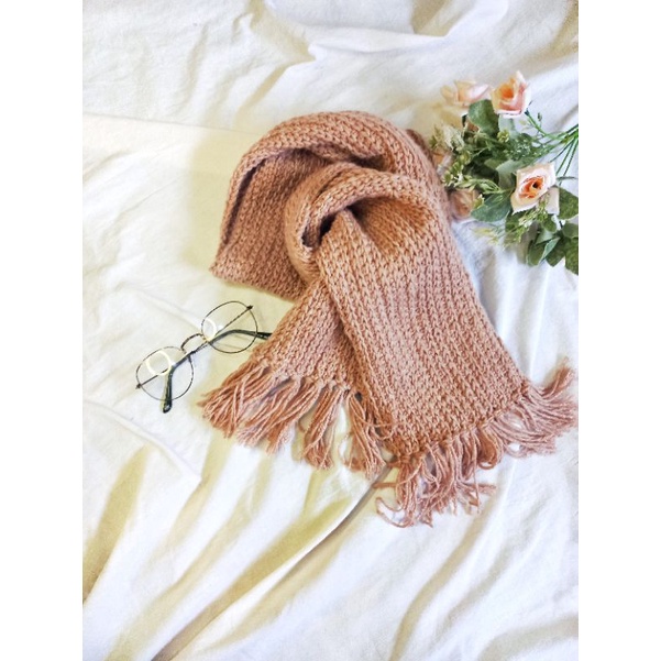 Syal rajut handmade / scraft crochet handmade