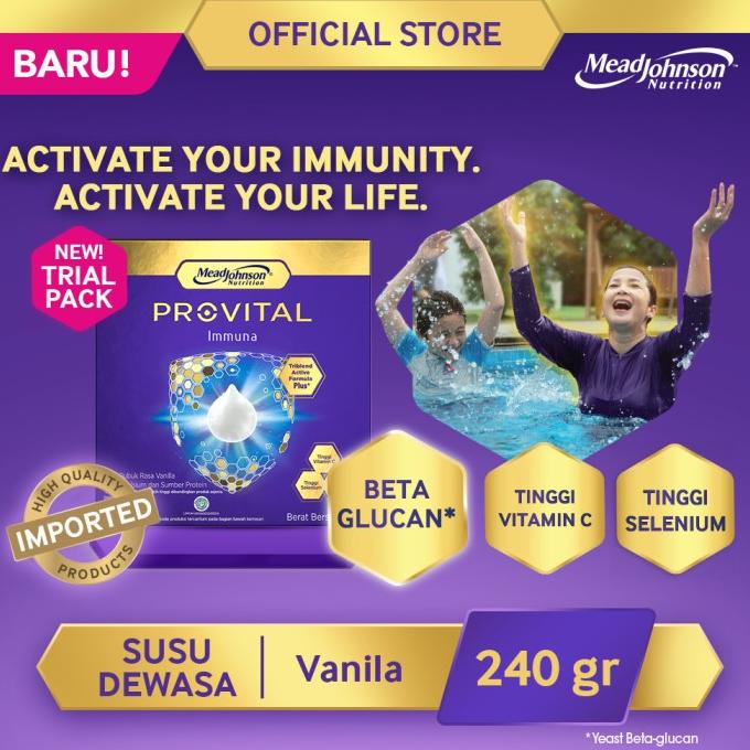 

(BISA COD) Provital Immuna Susu Dewasa 240g LIMITED EDITION Kode 1216