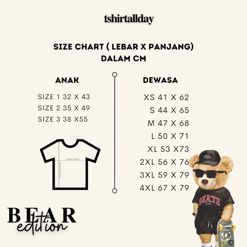 Tshitrallday Kaos Premium Unisex Pria &amp; Wanita bisa Oversize 100% Cotton Combed