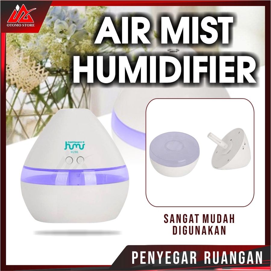 AIR MIST HUMIDIFIER Aroma Terapi Diffuser Essential Oil Ultasonic LED Pengharum Ruangan Aroma Terapi