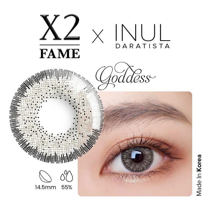 SOFTLENS X2 FAME MINUS (-3.25 s/d -6.00) / By EXOTICON / 14.5MM / CLEOPATRA GODDESS GIRLBOSS PRIMA DONNA / Softlen Soflen Soflens