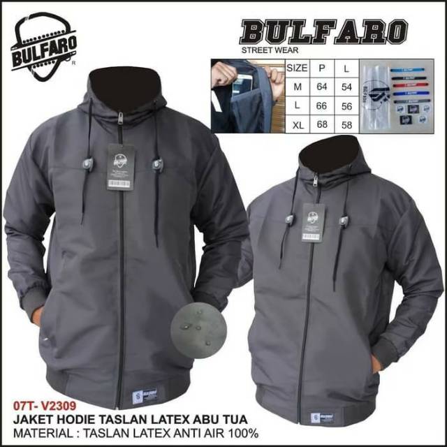 JAKET PRIA ANTI AIR WATERPROOF POLOS ORIGINAL BULFARO