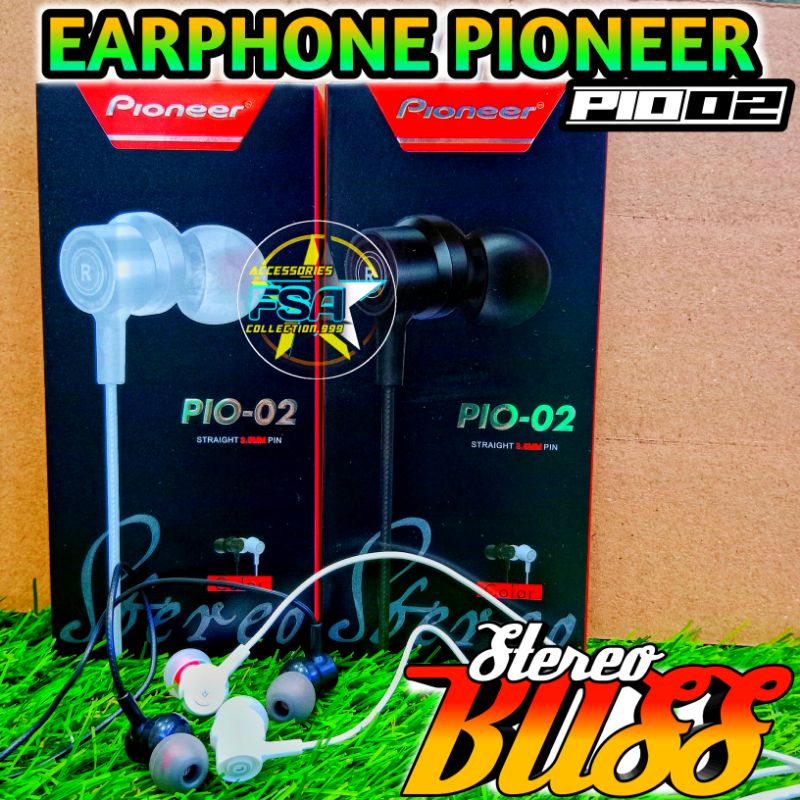 (PIONEER 02) Headset Power full Bass Premium Quality in ear Extra Bass