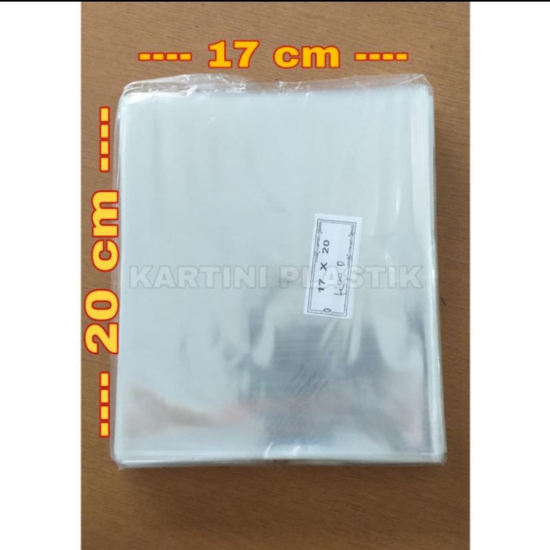 

Plastik OPP Tanpa Lem Ukuran 17x20