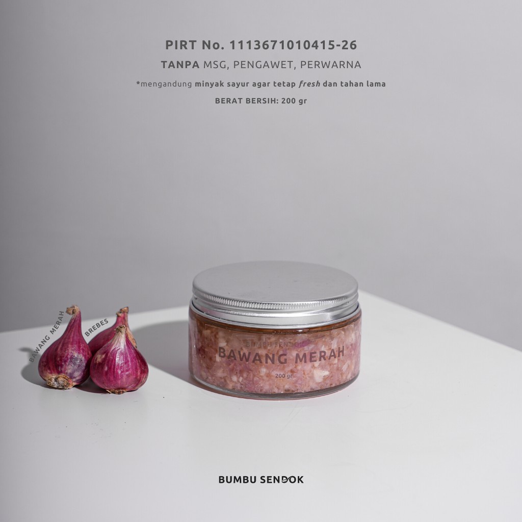

Bawang Merah Cincang dalam Minyak / Minced Shallot in Oil 200gr