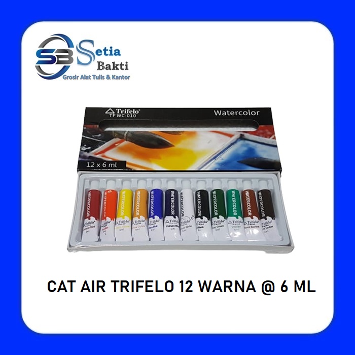 

TRIFELO Watercolor - Cat Air Trifelo 12 Warna @6 ml