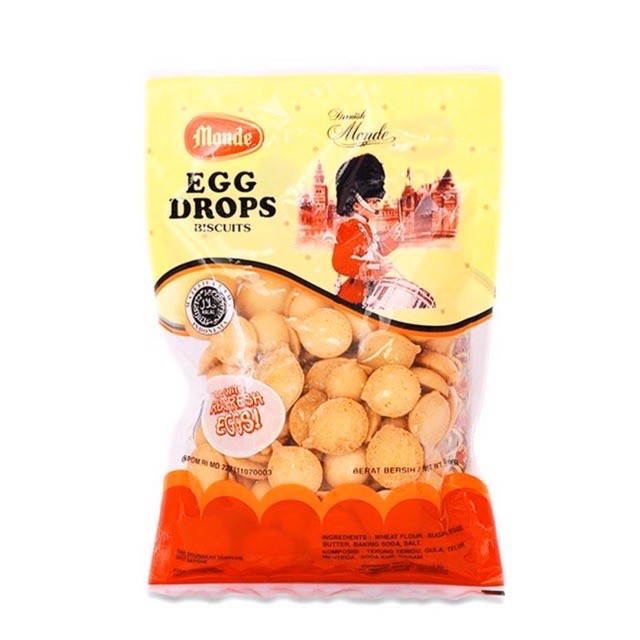 Produsen Monde Egg Drop Eggdrop Biskuit Biscuit 110g EoQMnFLDZemne
