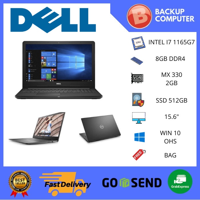 DELL LAPTOP INSPIRON 15-3501 i7 1165G7 8GB 512GB SSD