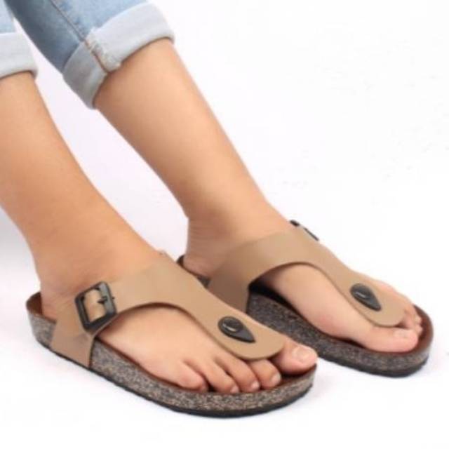 SB ~ EDDEN Sandal Birken Wanita Japit MOCCA