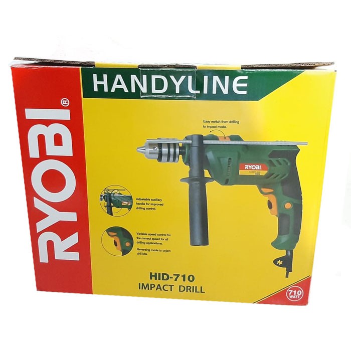 Ryobi HID-710 Impact Drill Bor 13mm 710W