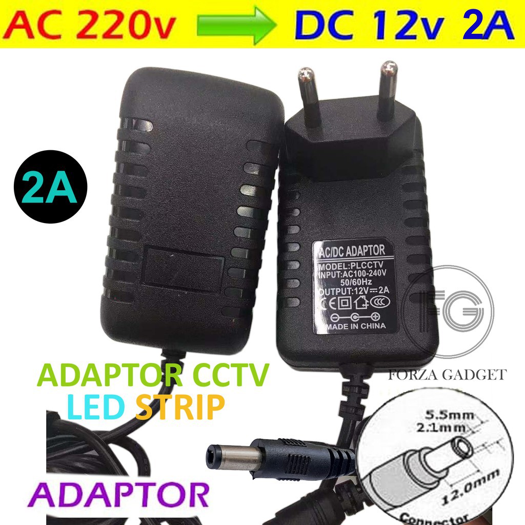 ADAPTOR CHARGER TRAVEL KAMERA CCTV 5V 2A (NO JACK). 5V 2A. 12V 1A. 12V 2A. 12V 2A (NO JACK) Original