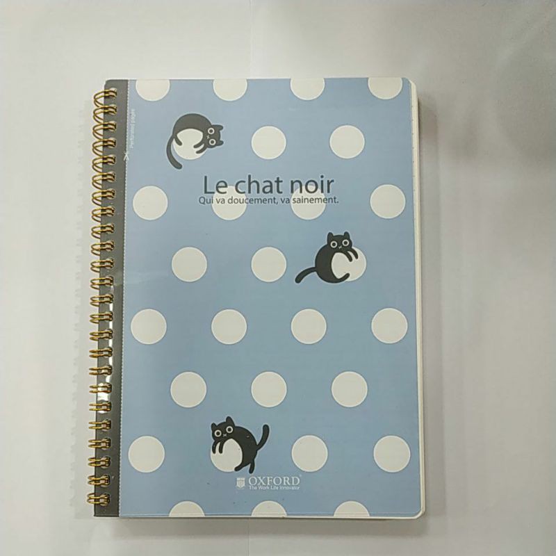 NOTEBOOK A5 OXFORD 100 lembar le chat noir