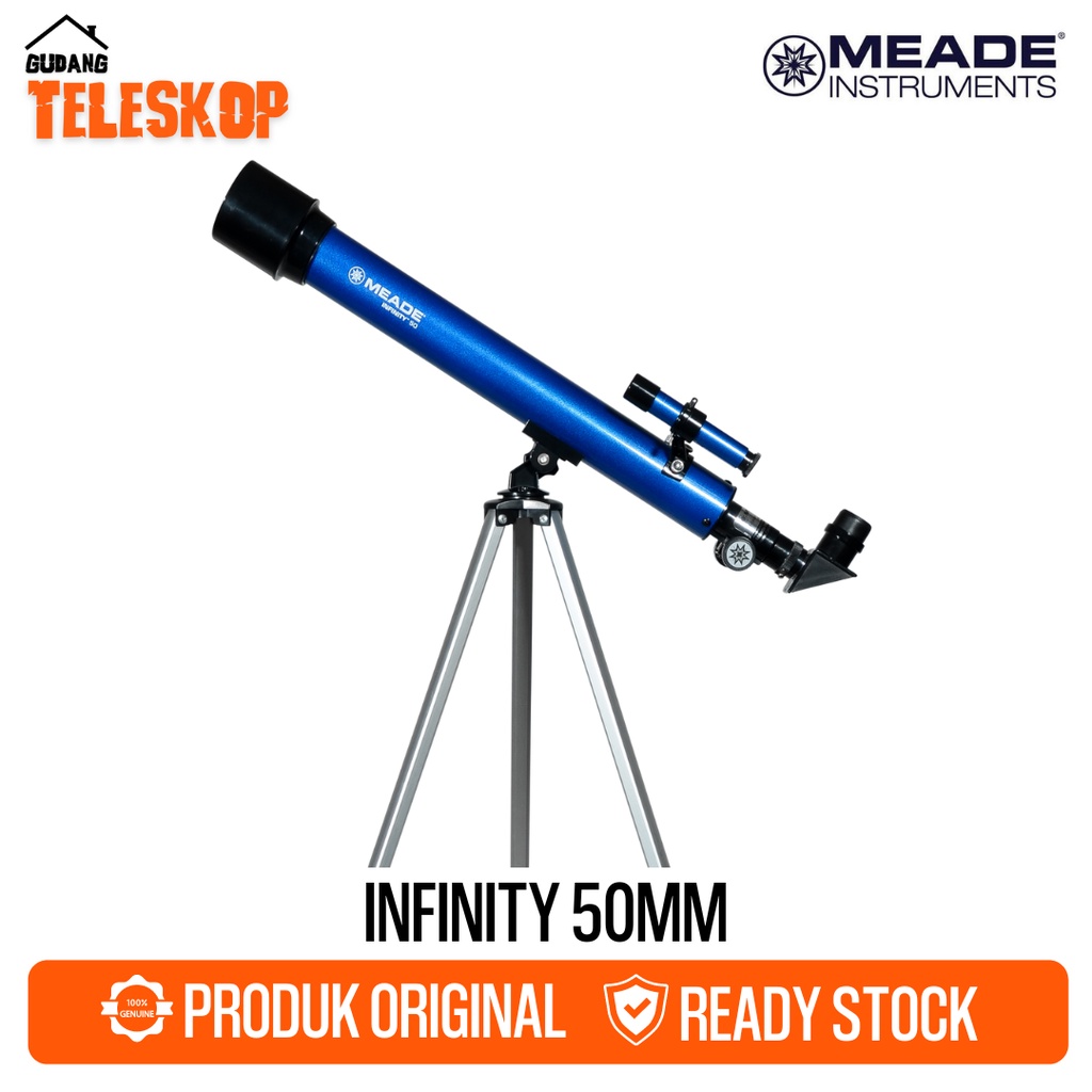 Jual Meade Infinity 50mm Refracting Telescope Shopee Indonesia