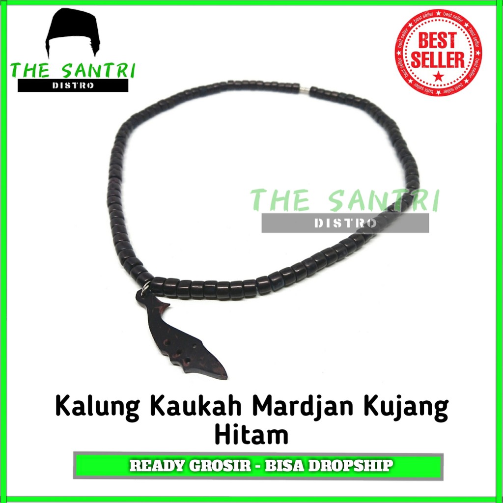 Kalung Kokka Kujang/Kalung Kaukah Mardjan Kujang Hitam/Kokka Original/Kokka Ori/Kaukah Dijamin Asli