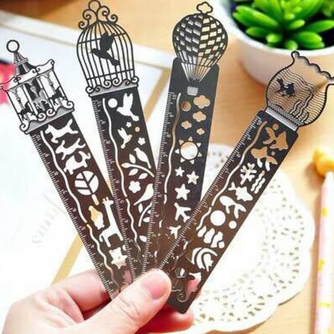 

Pembatas Buku / Bookmark Penggaris Korea ORIGINAL