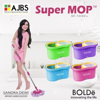 Alat Pel Super MOP BOLDe M-169X PLUS (+) | Botol Pewangi &amp; Drainase