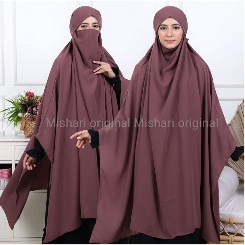 French Khimar belah tangan/Hijab jilbab/Khimar Basic