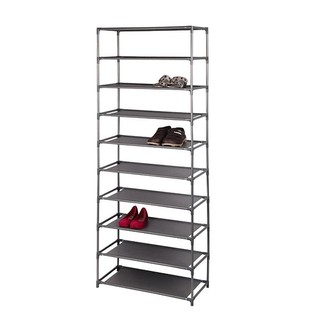 Rak Sepatu 6 Layer Atria Shoe Rack Metal Tube Shopee Indonesia