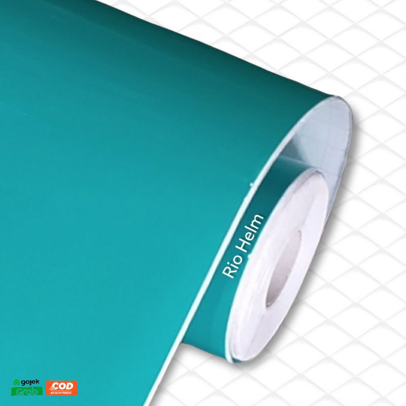 Skotlet hijau tosca glossy mengkilap