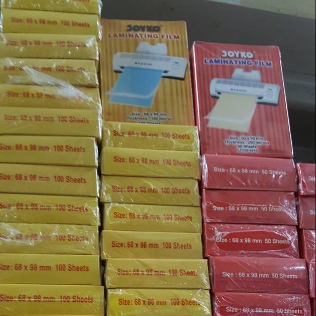 

Plastik laminating untuk KTP