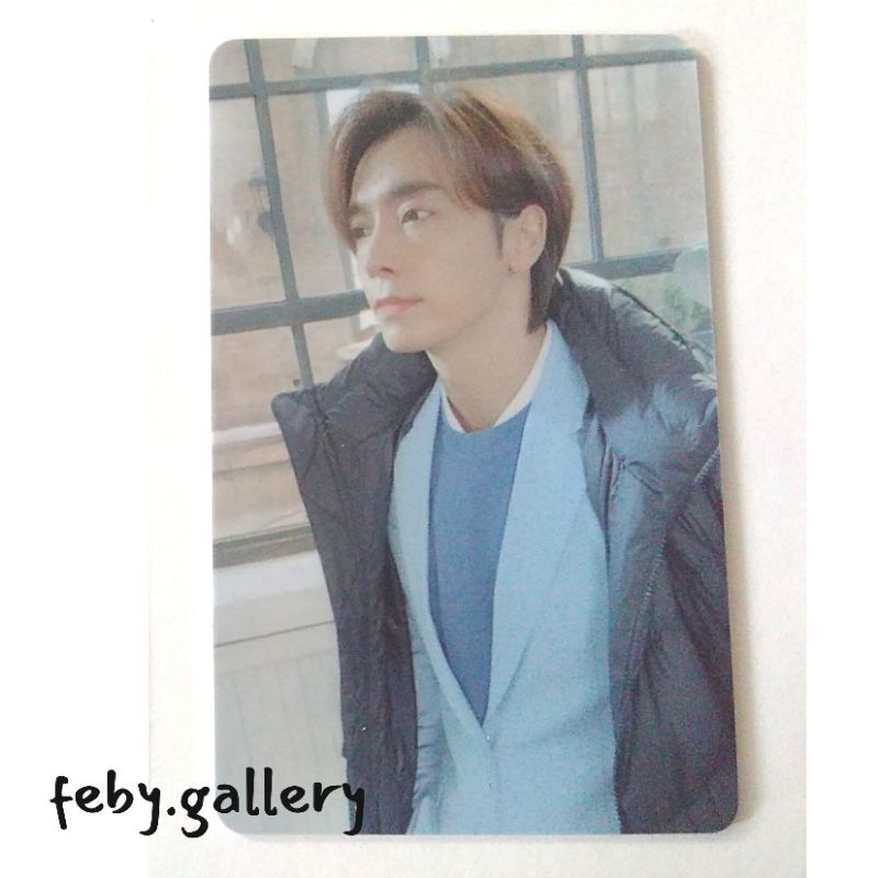 OFFICIAL PHOTOCARD 1 PC DONGHAE SUPER JUNIOR + 1 NAIL KISS NEW YORK