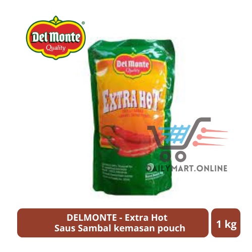 Saus Sambal Extra Hot Del Monte Standing Pouch 1 kg