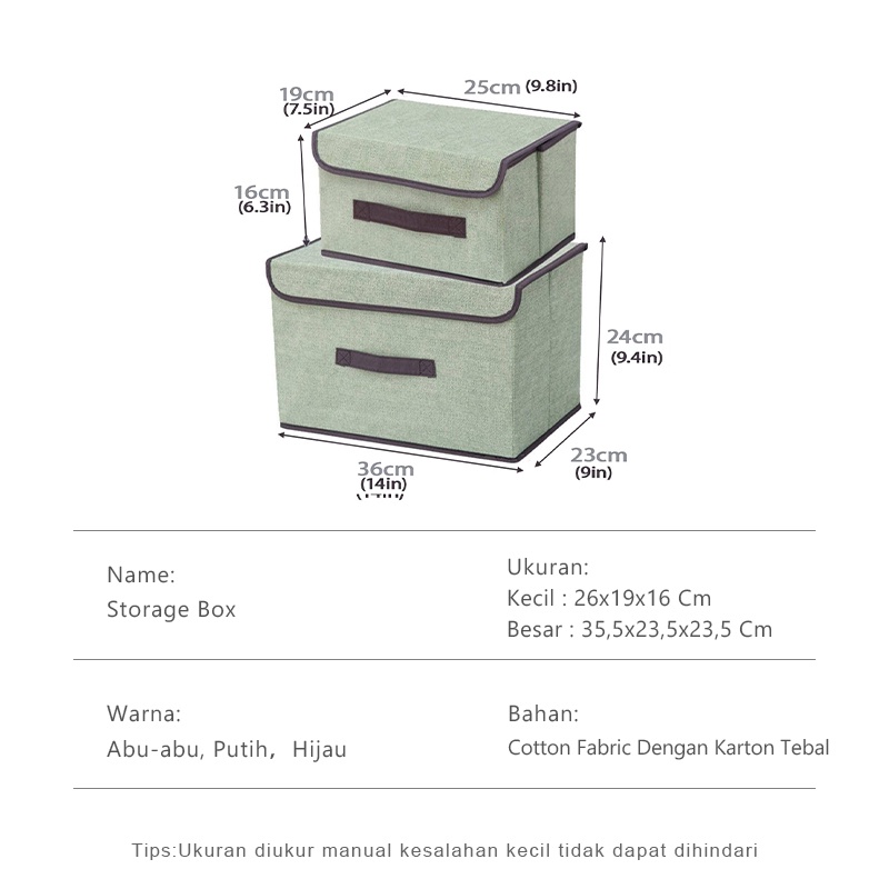 Kotak Penyimpanan Multifunction Storage Bag 2in1/Tempat Penyimpanan