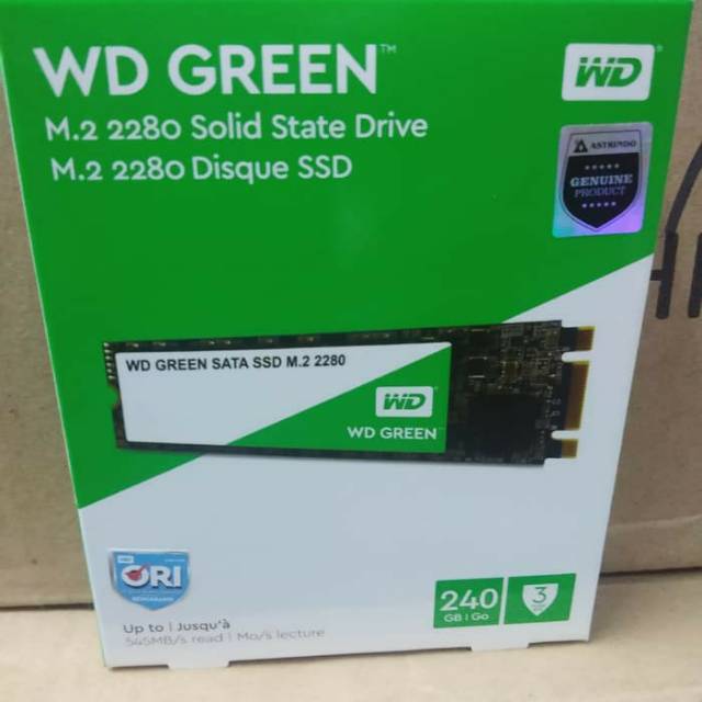 WD Green SSD 240GB M.2.2280 SATA