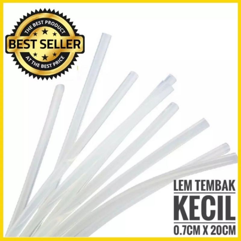 

X100 Pcs Glue stick Kecil 0.7 x 20 cm