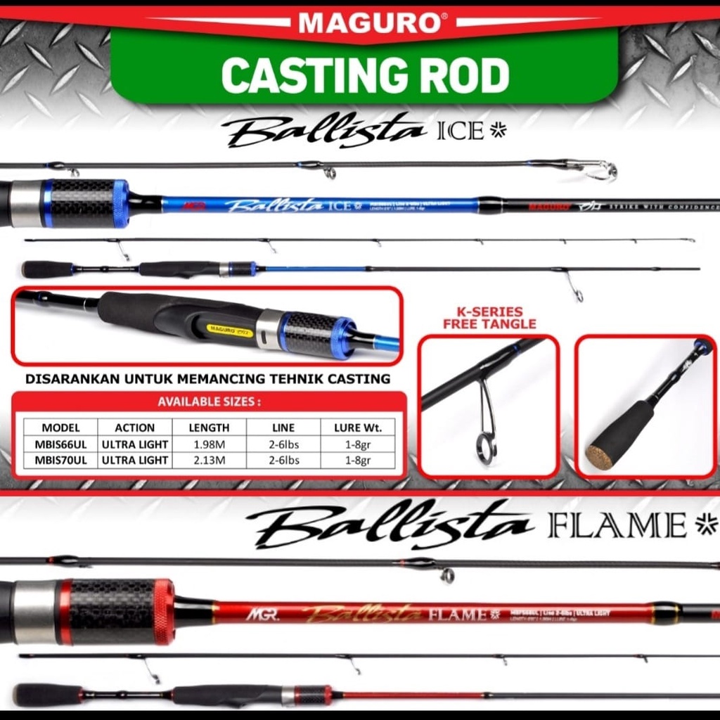 joran UL maguro ballista 198 cm  / 210 cm
