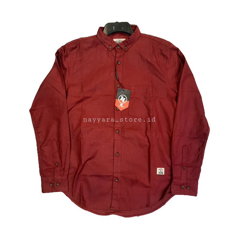 Kemeja Pria Lengan Panjang  / Kemeja Kasual Polos Pria Lengan Panjang Original Triple Eight Brother 