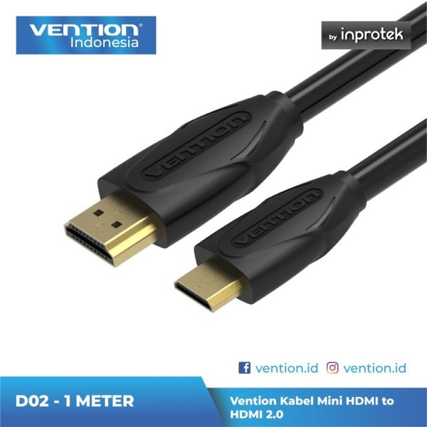 Vention Kabel HDMI to Mini HDMI v1.4/b Full HD 3D 1M - [VAA-D02-B100]