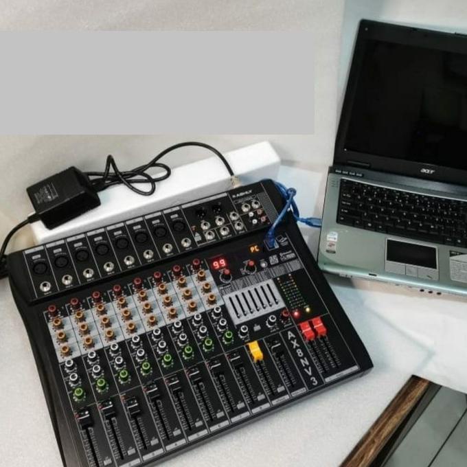 mixer audio ASHLY AX8N V3, 8 CHANEL,USB,BLUETOOTH