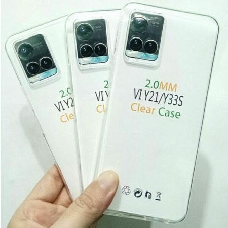 NEW VIVO Y35 Y22 Y16 V23 5G Y15S Y01 Y51 Y51A Y33S Y53S V20 V20 2021 V20 SE CASE SOFTCASE HD 2.00mm BENING CLEAR TPU TRANSPARAN SILIKON KARET SOFT CASING COVER TEBAL V20SE