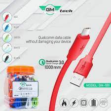 ()ba) KABEL DATA TOP GM-TECH QCM 100 MICRO TYPE C IPHONE