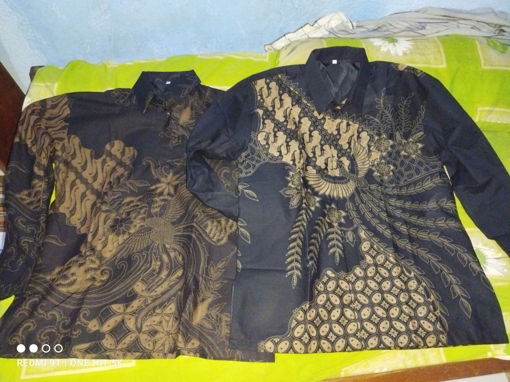 Kemeja Batik Pria Lengan Panjang Bahan Katun Reguler Fit Prabu Sliwir