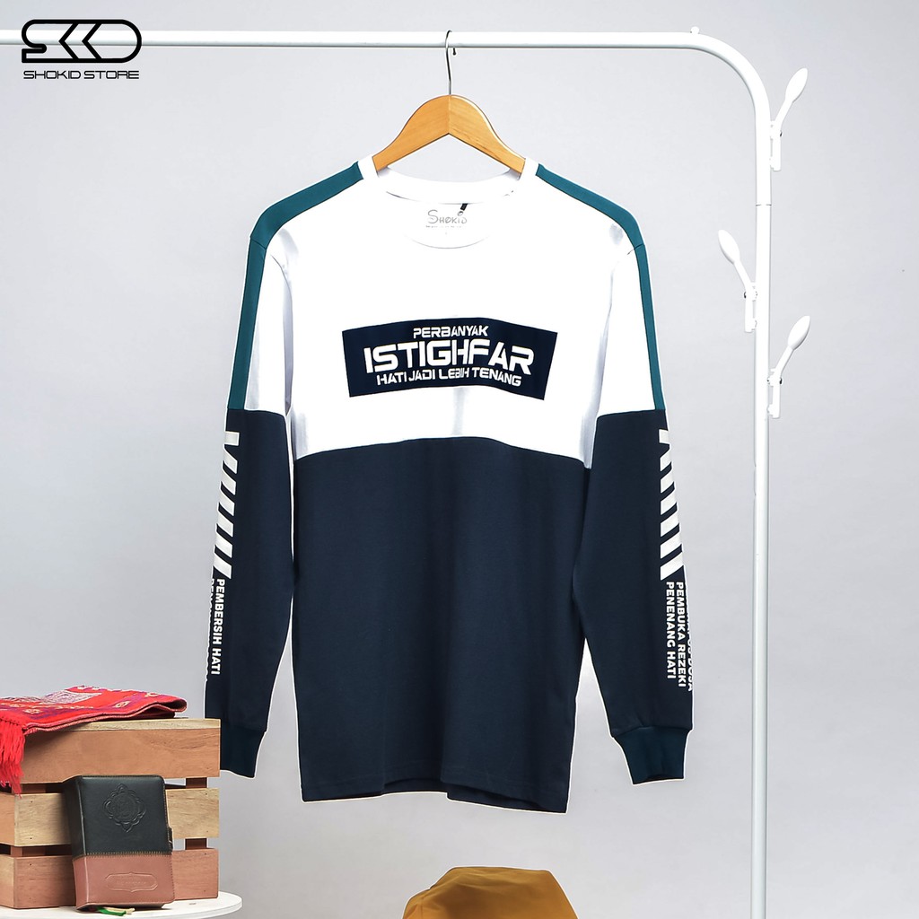 Kaos Dakwah Pria Shokid // Baju Kaos Muslim Pria // Kaos Santri Islami // Fastabiqul Khoirot 01-7